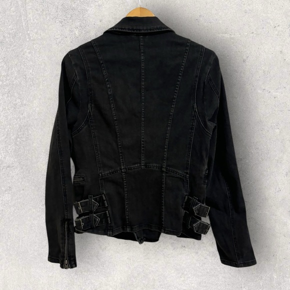 Free people black moto jacket - Picture 7 of 7